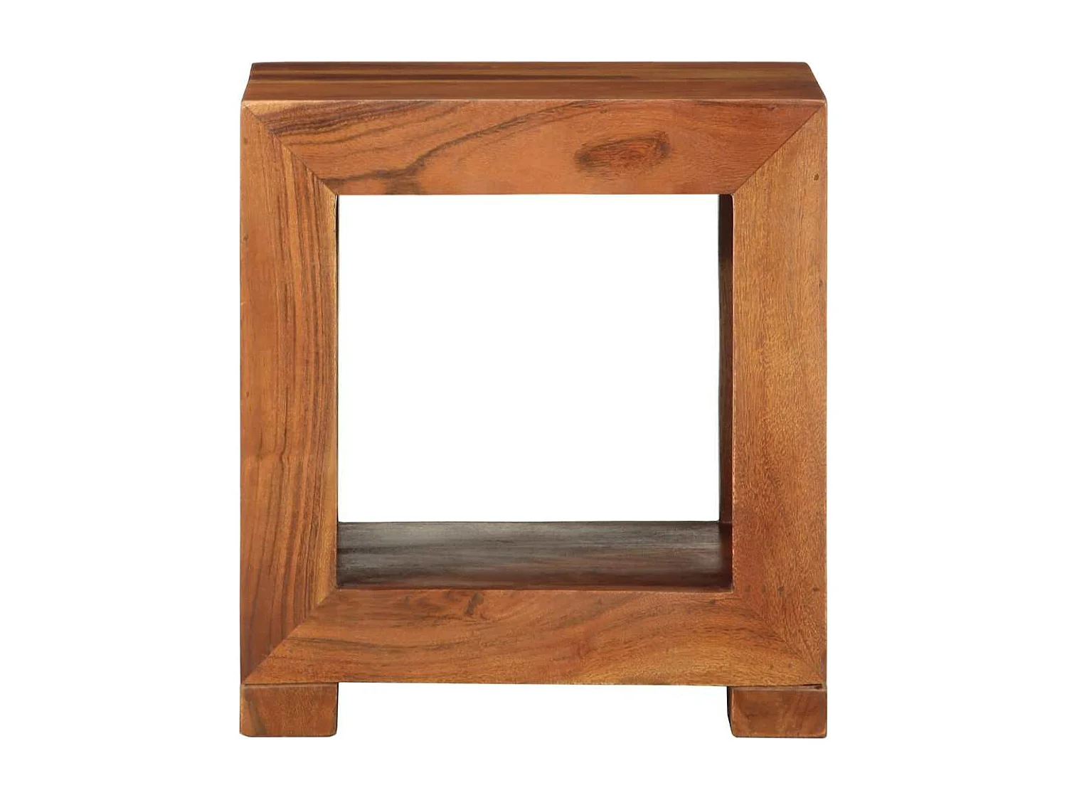 Table d'appoint 37x29x40 cm bois massif d'acacia