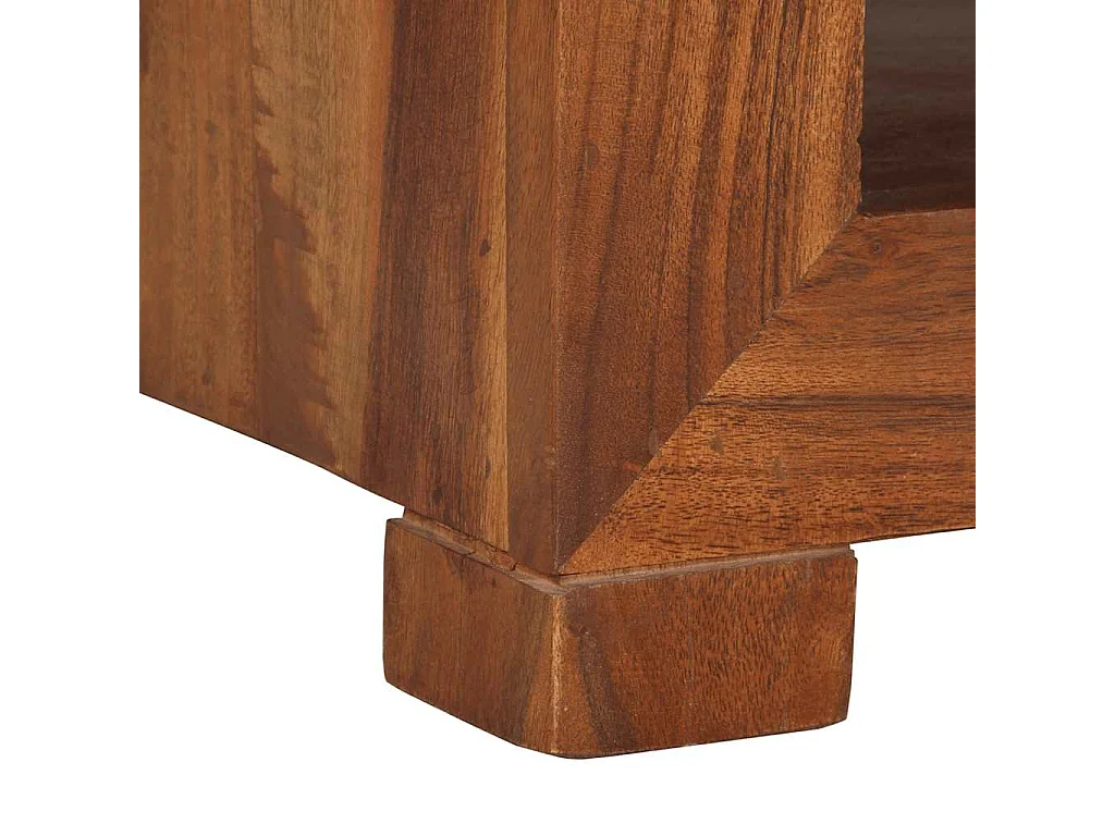 Beistelltisch 37x29x40 cm Massivholz Akazie