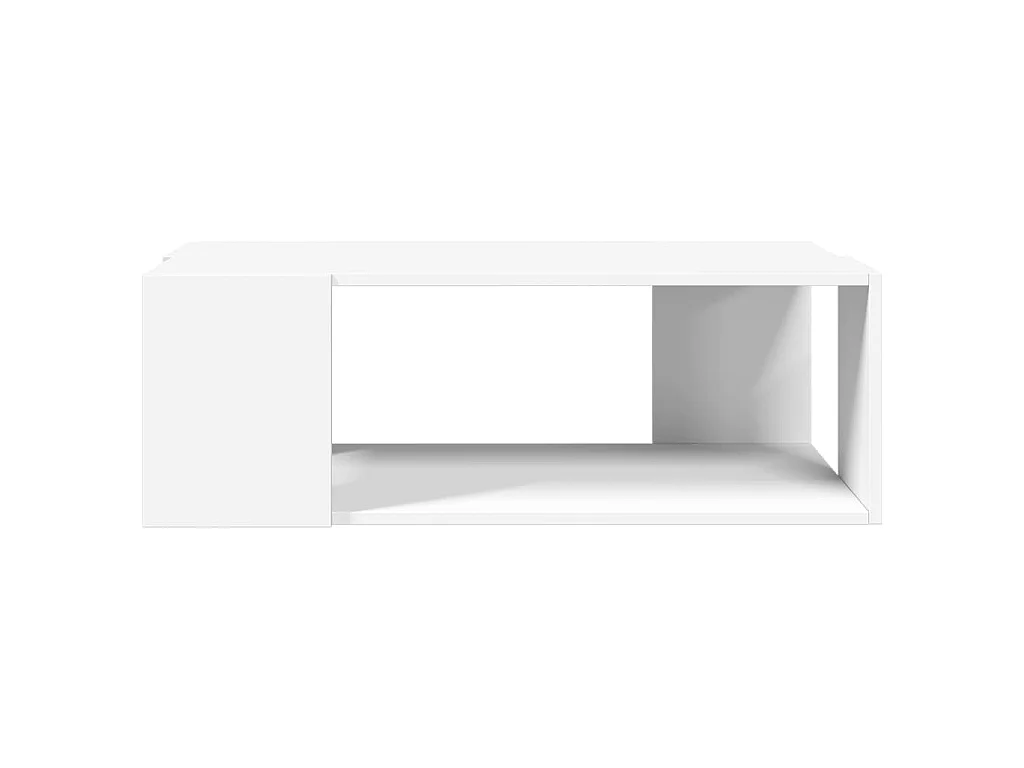 Table basse blanc 89,5x48x30 cm bois d’ingénierie