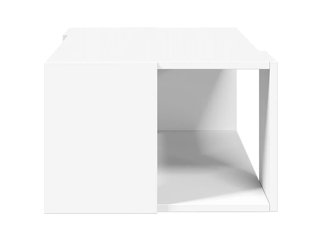 Table basse blanc 89,5x48x30 cm bois d’ingénierie