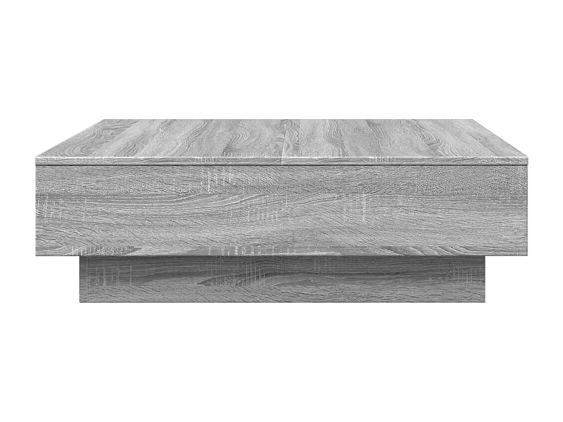 Table basse Sonoma gris 90x90x28 cm Bois d'ingénierie