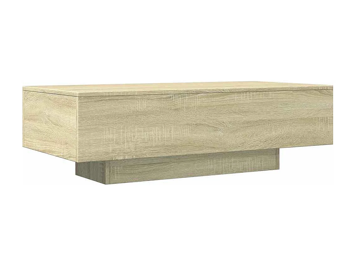Table basse chêne sonoma 100x49,5x31 cm bois d'ingénierie