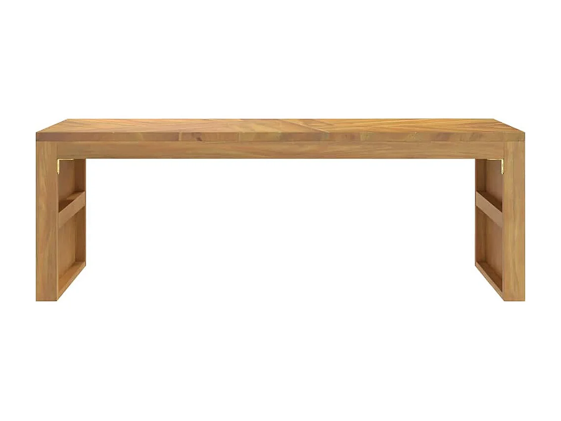 Table basse 110x35x38 cm bois massif de teck
