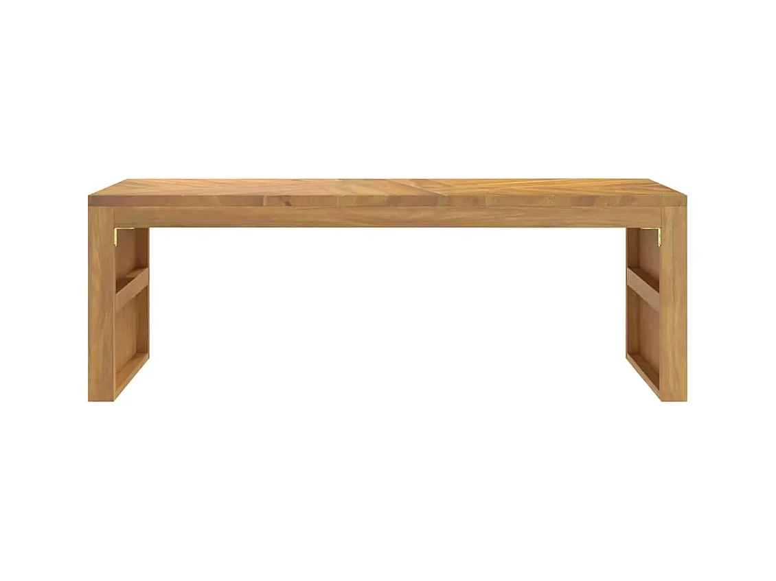 Table basse 110x35x38 cm bois massif de teck