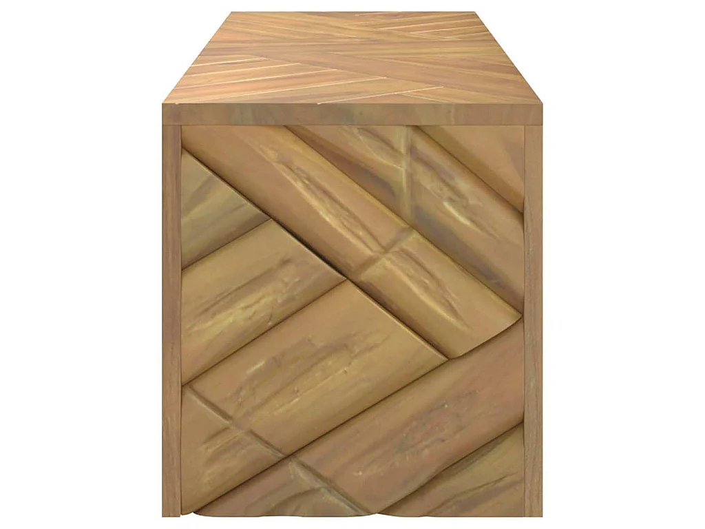 Table basse 110x35x38 cm bois massif de teck