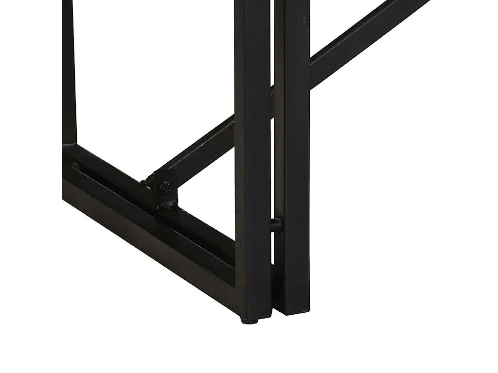 Table basse 80x40x35 cm bois de manguier massif brut