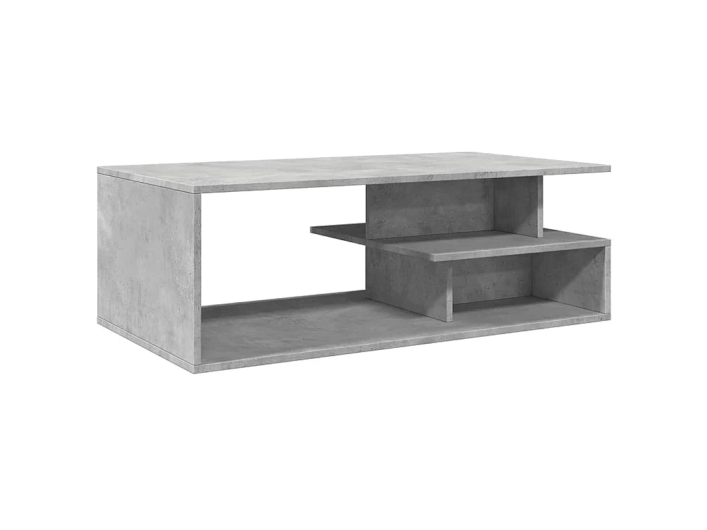 Couchtisch Betongrau 102x55x35 cm Holzwerkstoff