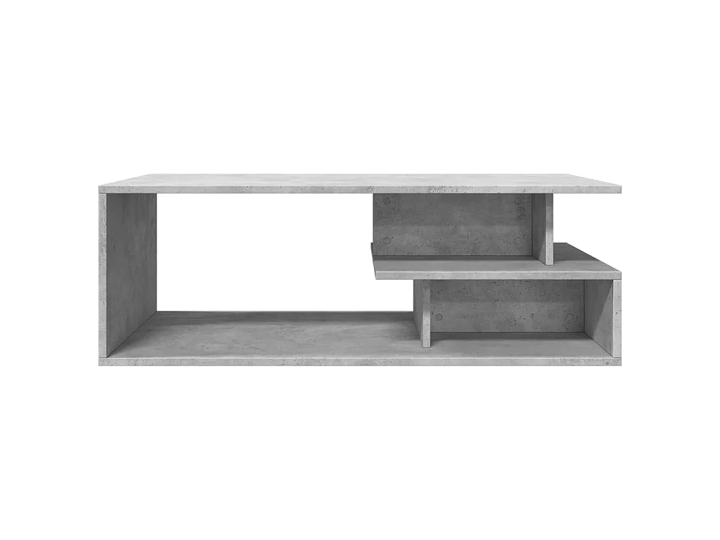 Couchtisch Betongrau 102x55x35 cm Holzwerkstoff