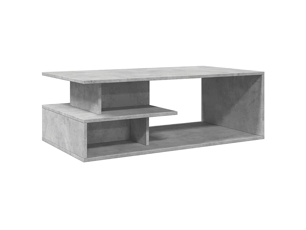 Couchtisch Betongrau 102x55x35 cm Holzwerkstoff