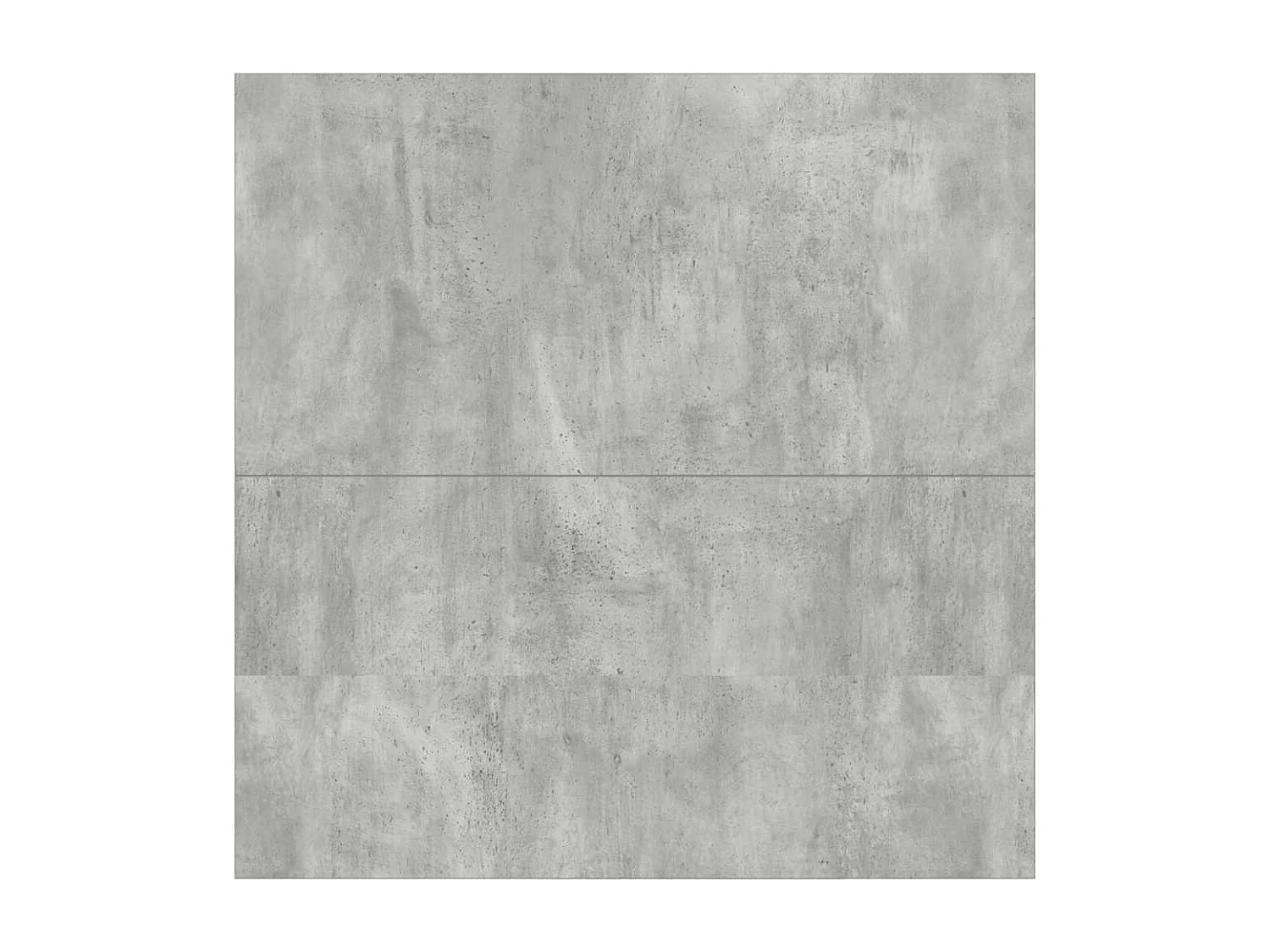 Table basse avec tiroirs gris béton 100x100x40 cm