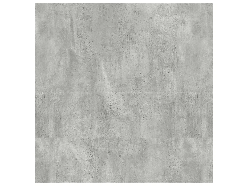 Table basse avec tiroirs gris béton 100x100x40 cm