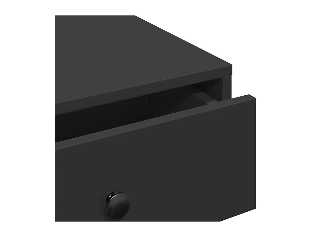 Table basse Noir 90x90x28 cm Aggloméré