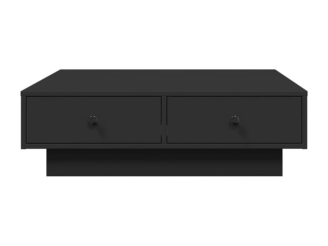 Couchtisch Schwarz 90x90x28 cm Holzwerkstoff