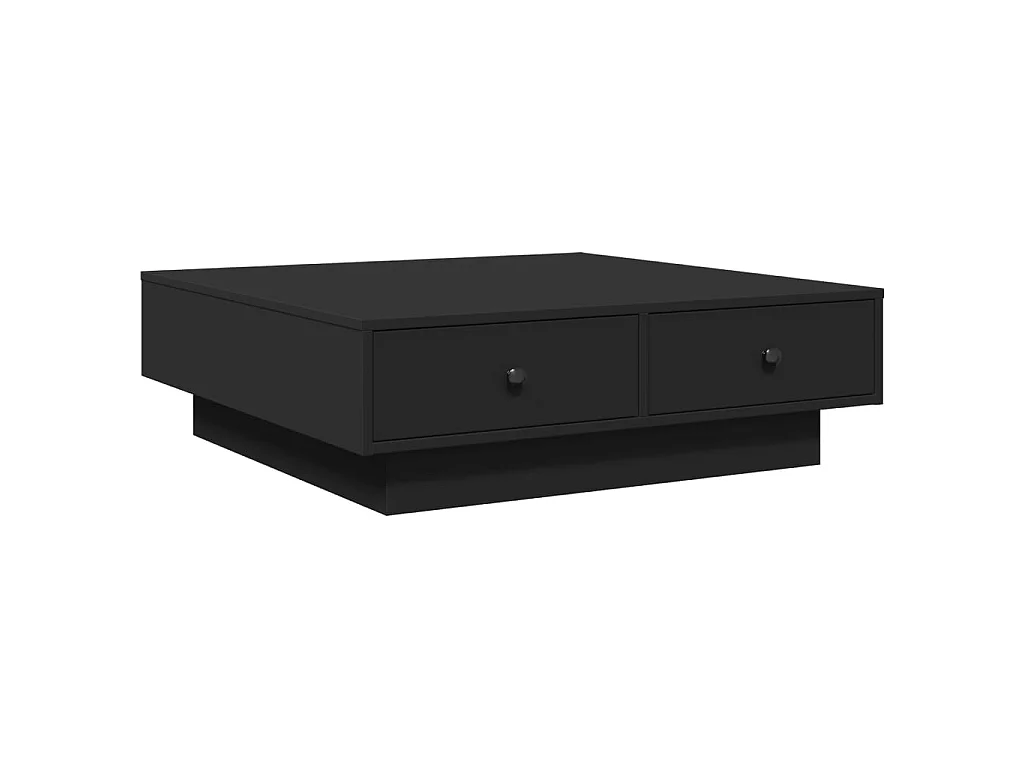 Salontafel 90x90x28 cm spaanplaat zwart