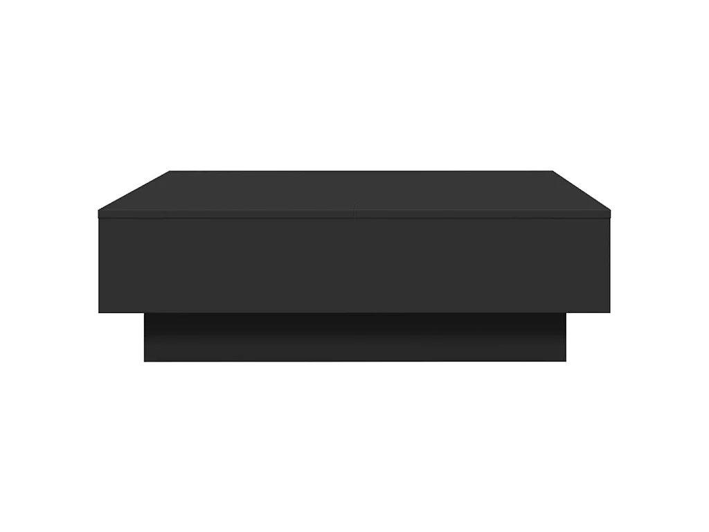 Table basse Noir 90x90x28 cm Aggloméré
