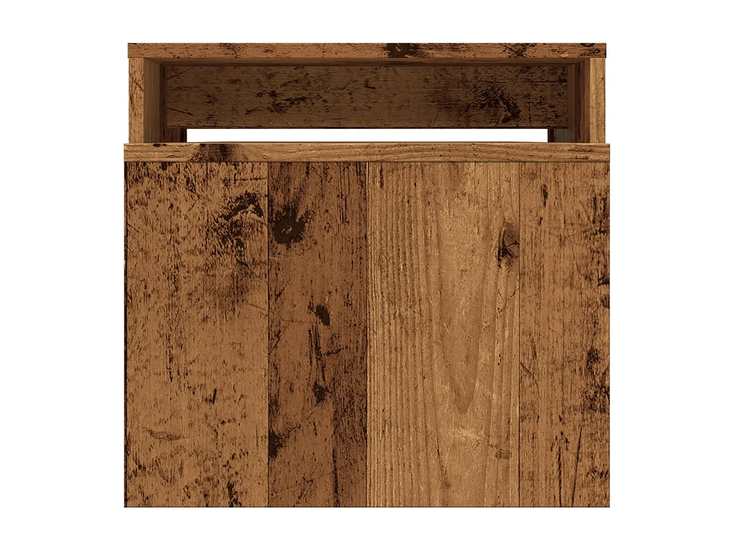 Tavolino da Salotto Legno Vecchio 100x48x40 cm in Truciolato
