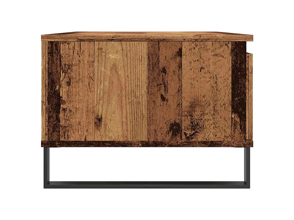 Tavolino da Salotto Legno Antico 90x50x36,5 cm in Truciolato