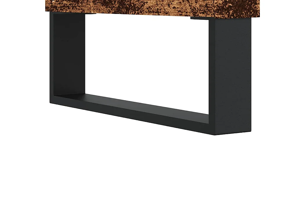 Tavolino da Salotto Legno Antico 90x50x36,5 cm in Truciolato