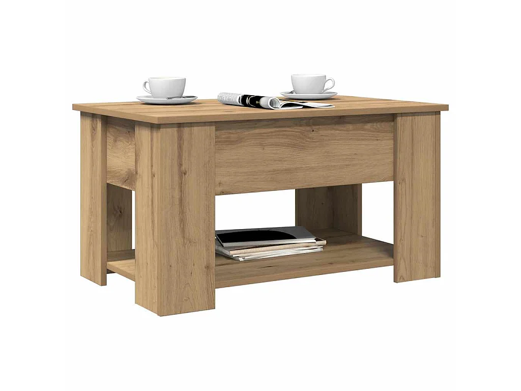 Couchtisch Artisan-Eiche 79x49x41 cm Holzwerkstoff