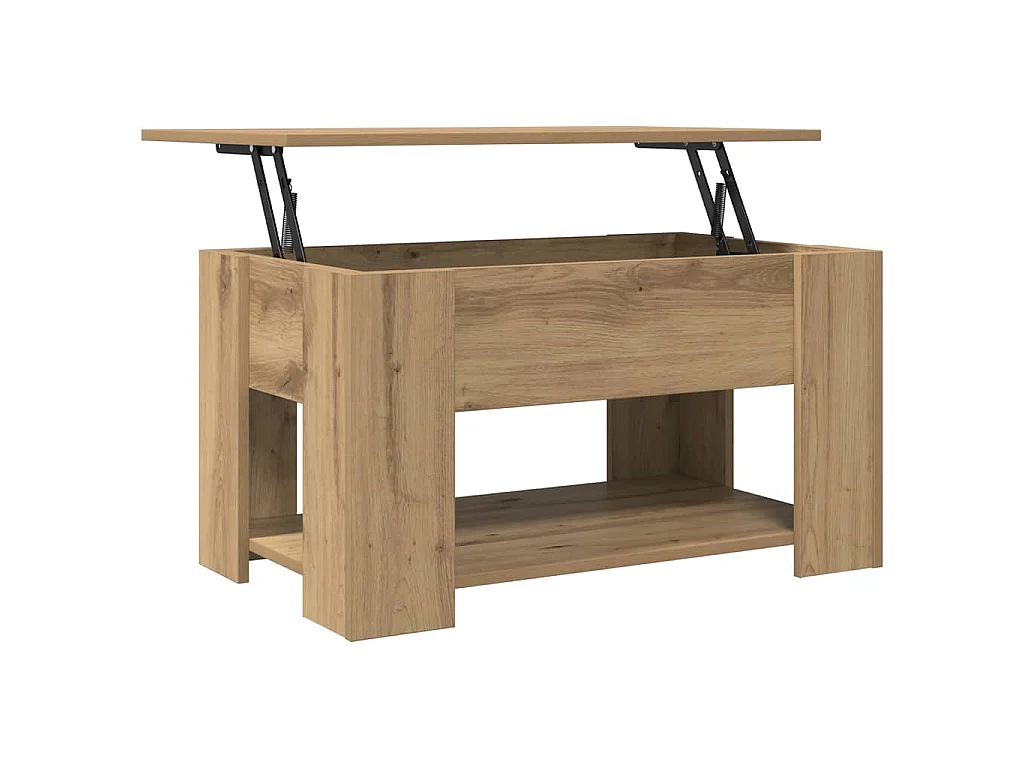 Couchtisch Artisan-Eiche 79x49x41 cm Holzwerkstoff
