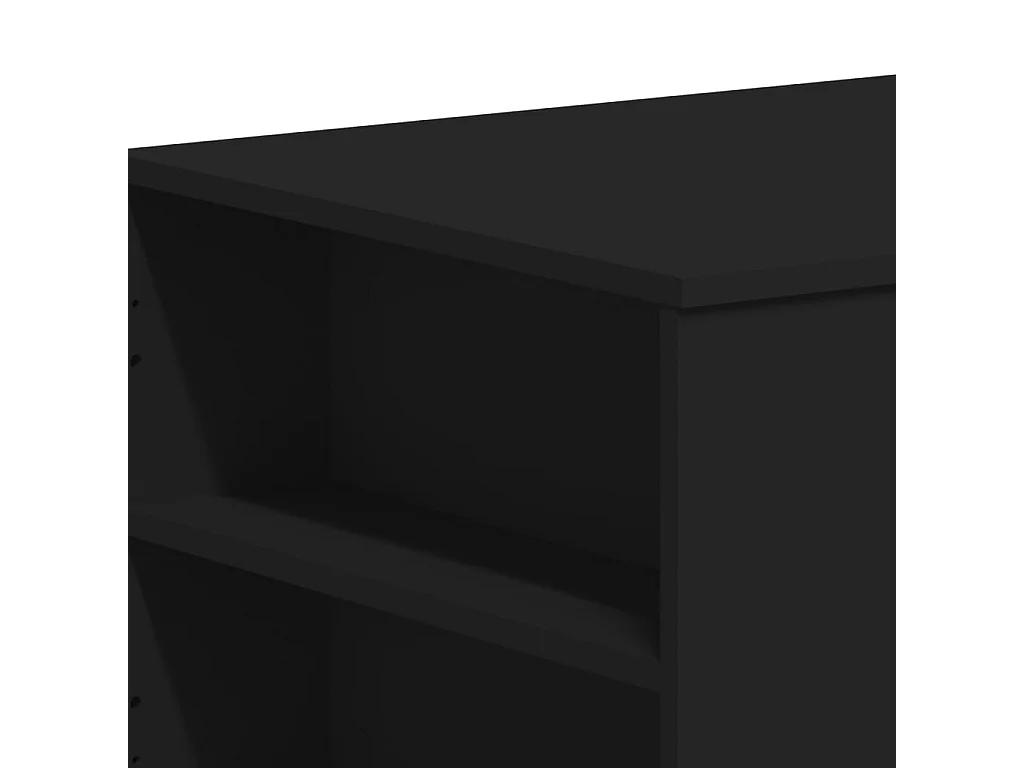 Couchtisch Schwarz 102x55x42 cm Holzwerkstoff