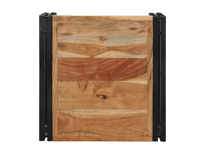 Couchtisch 50x50x35 cm Massivholz Akazie