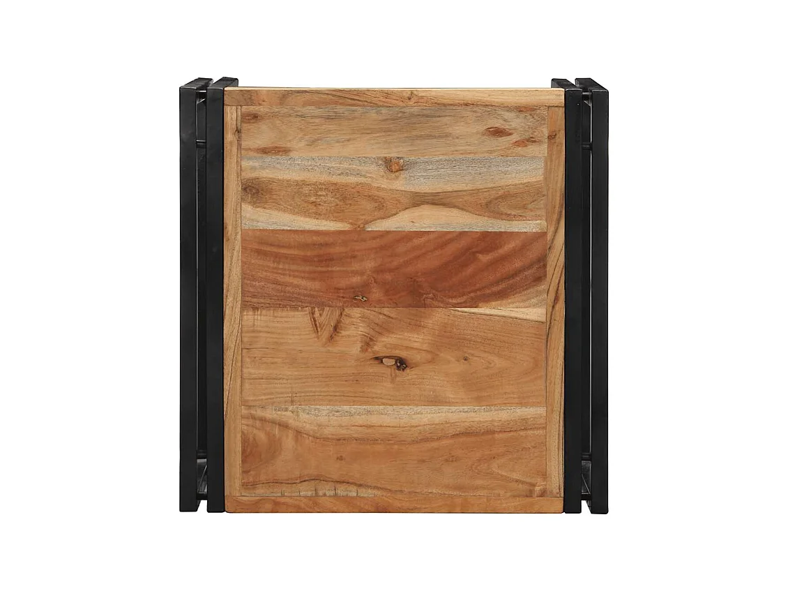 Table basse 50x50x35 cm bois massif d'acacia