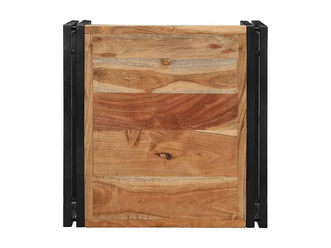 Table basse 50x50x35 cm bois massif d'acacia