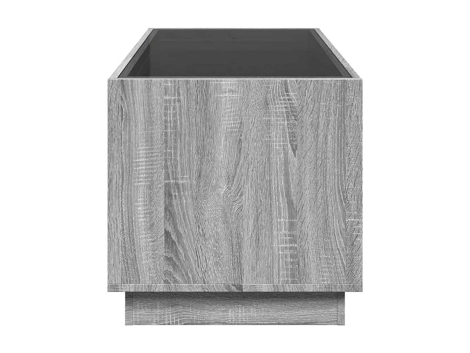 Salontafel met Infinity LED 70x50x50 cm grijs sonoma eikenkleur