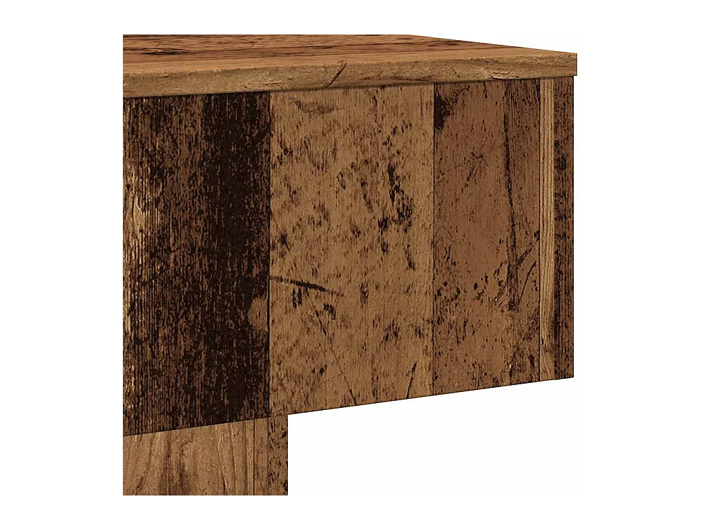 Table basse vieux bois 60x60x31,5 cm bois d'ingénierie