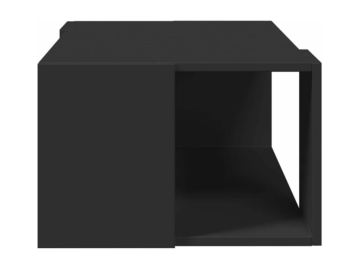 Table basse noir 89,5x48x30 cm bois d'ingénierie