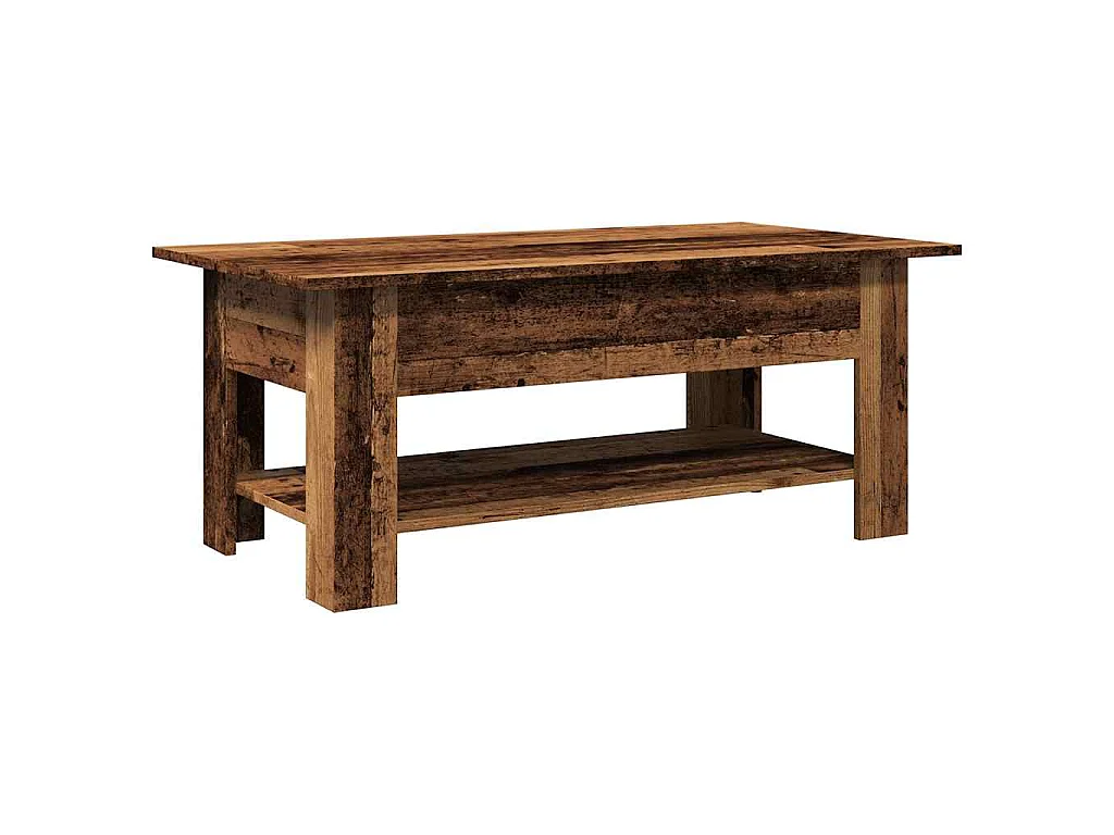 Couchtisch Altholz-Optik 102x55x42 cm Holzwerkstoff