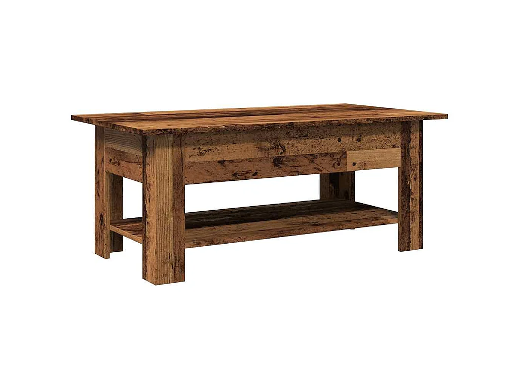 Couchtisch Altholz-Optik 102x55x42 cm Holzwerkstoff