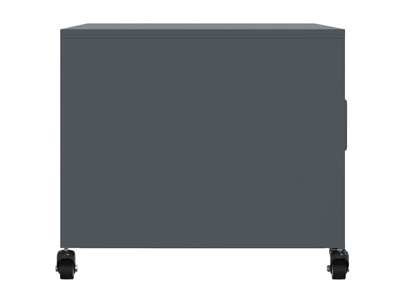 Mesa de centro acero gris antracita 68x50x43,5 cm