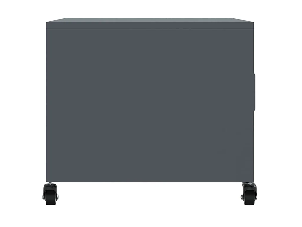 Table basse anthracite 68x50x43,5 cm acier