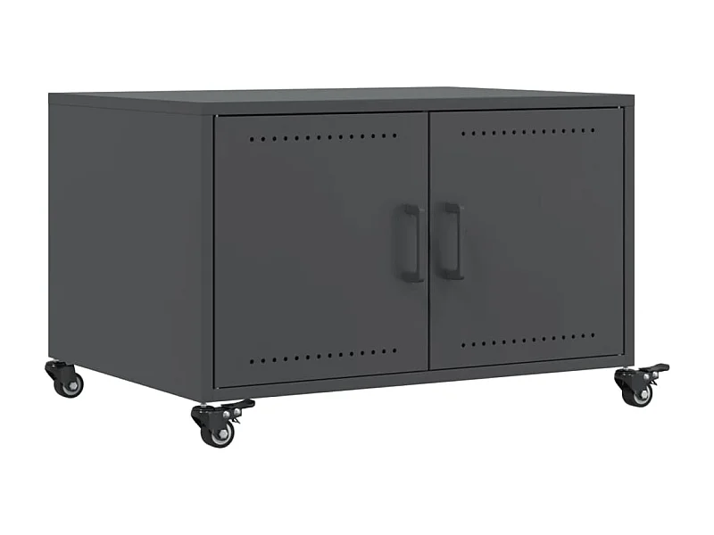 Couchtisch Anthrazit 68x50x43,5 cm Kaltgewalzter Stahl