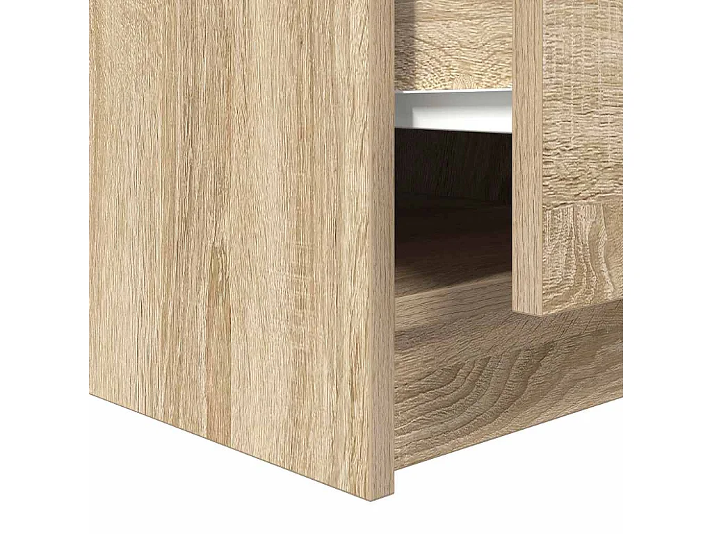 Couchtisch mit Schubladen Sonoma-Eiche 100x100x40 cm