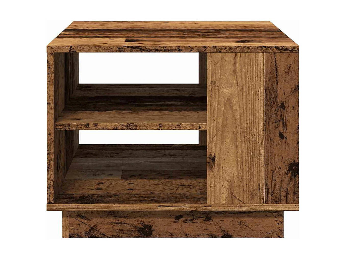 Couchtisch Altholz-Optik 55x55x42 cm Holzwerkstoff
