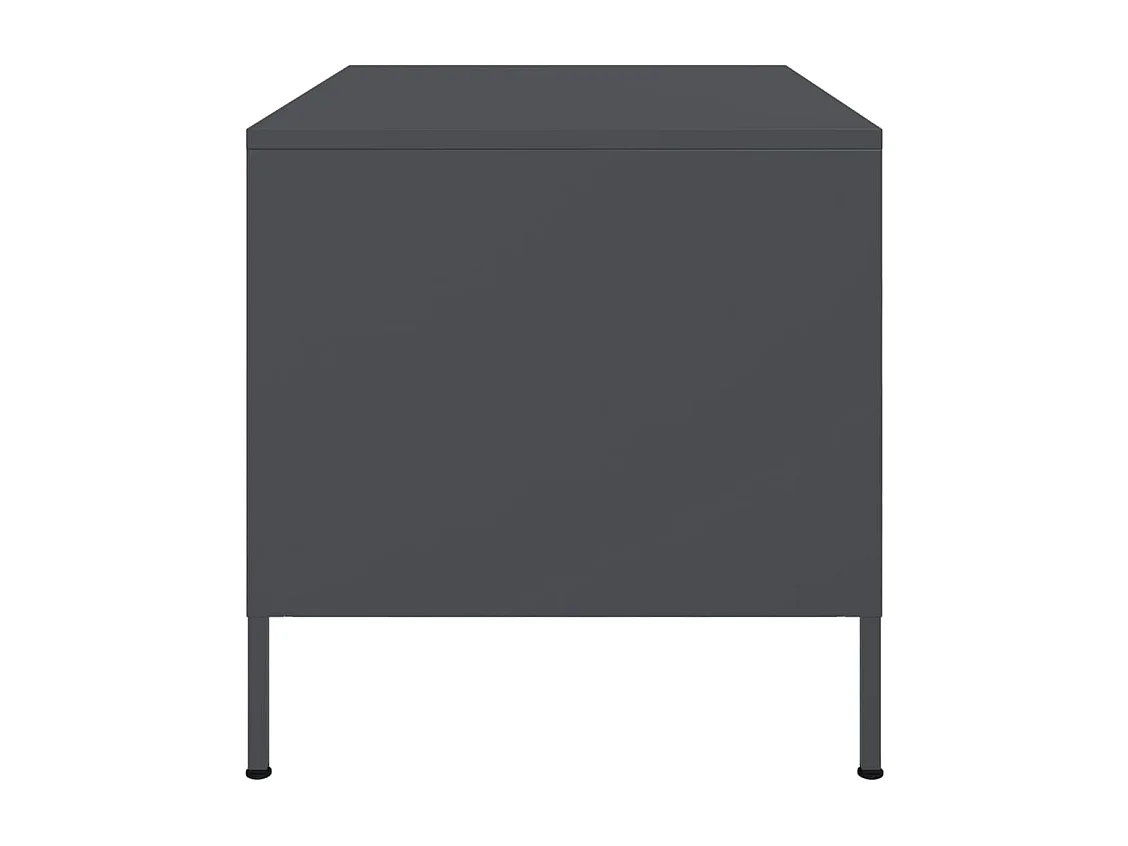 Mesa de centro acero gris antracita 68x50x50,5 cm