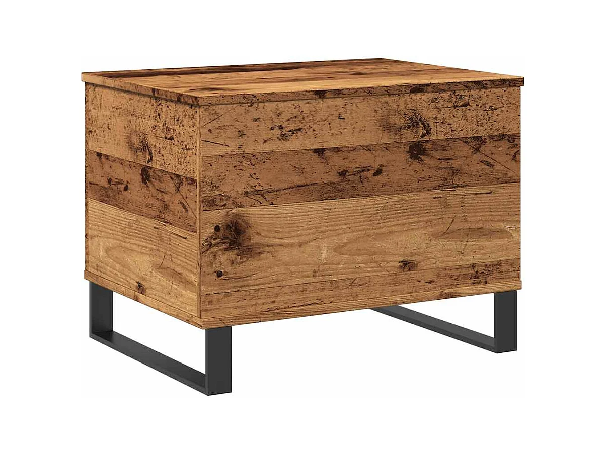 Table basse vieux bois 60x44,5x45 cm bois d'ingénierie