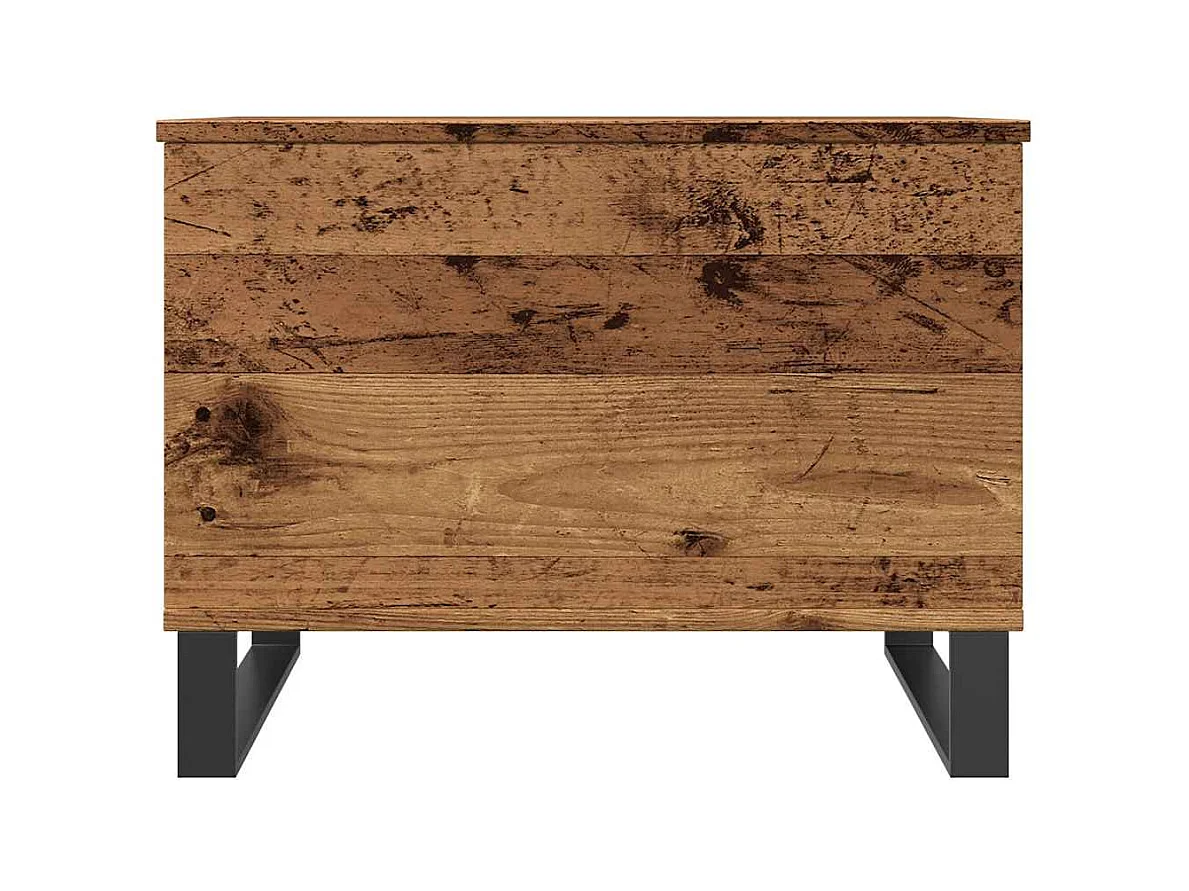 Table basse vieux bois 60x44,5x45 cm bois d'ingénierie