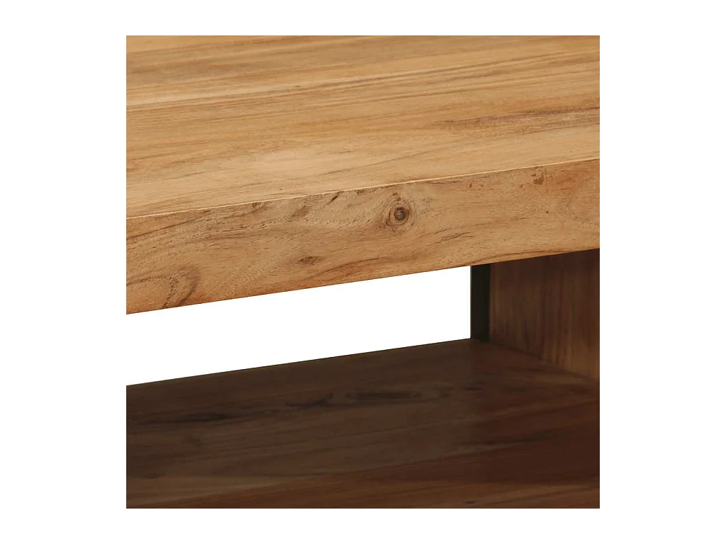 Table basse 70x50x38 cm bois massif acacia