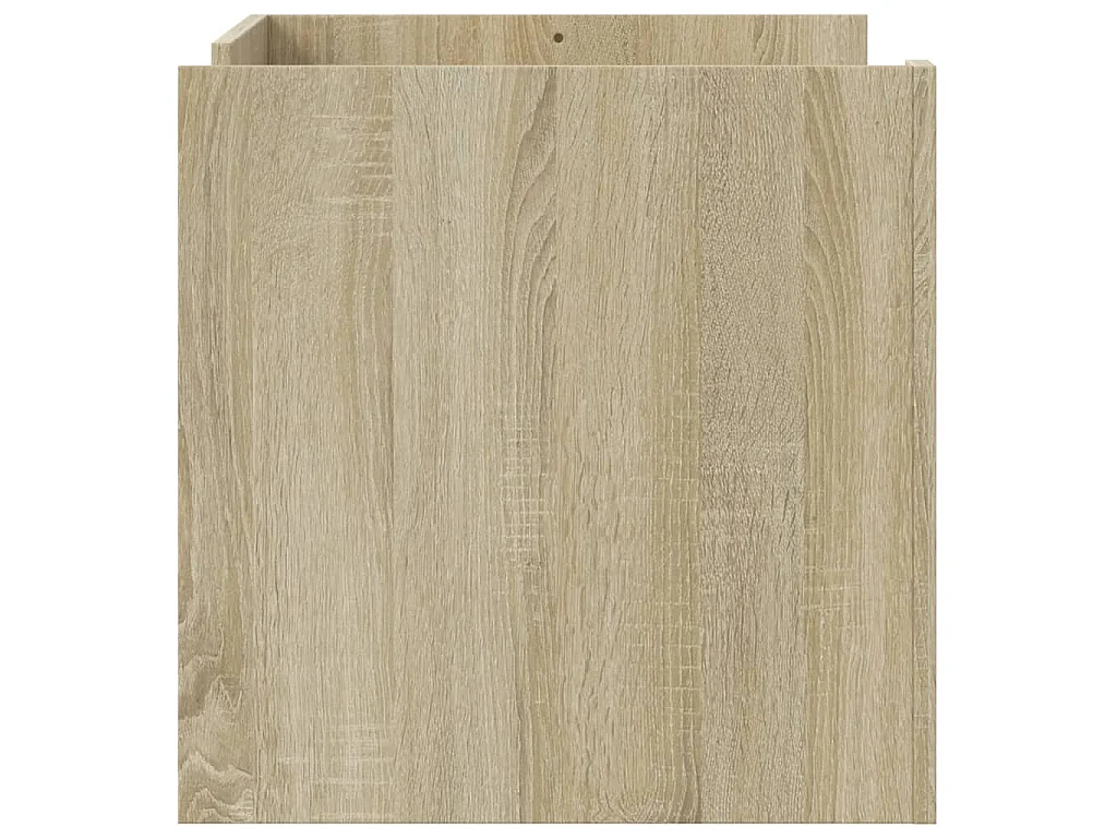 Table basse chêne sonoma 80x50x50 cm bois d'ingénierie