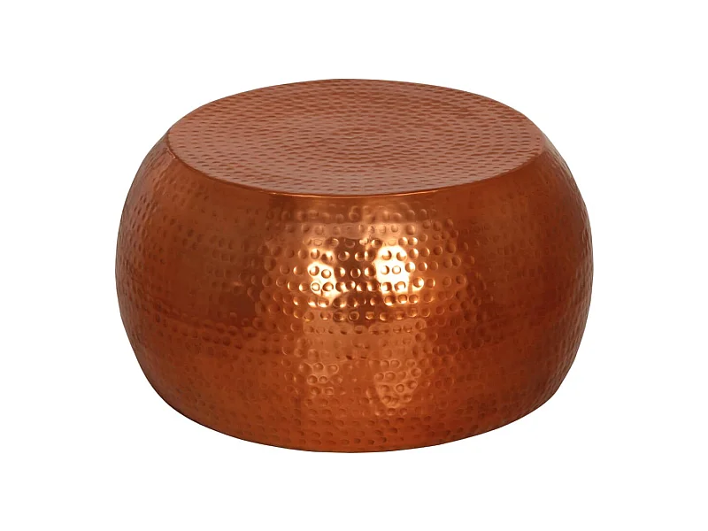 Salontafel Ø 55x28 cm aluminium messing