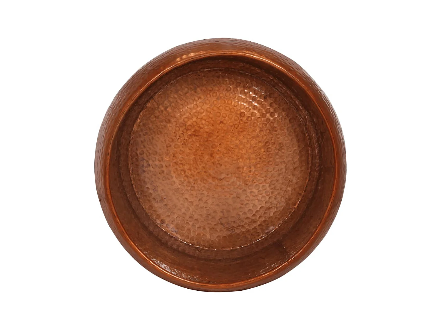 Table basse laiton Ø55x28 cm aluminium