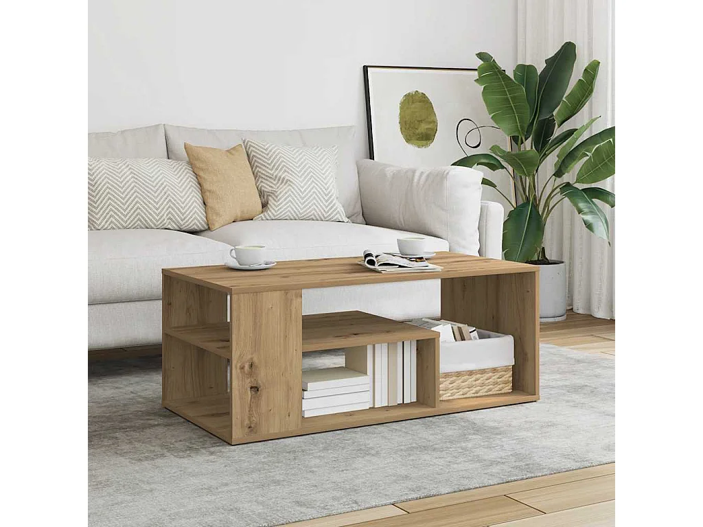 Couchtisch Artisan-Eiche 100x50x40 cm Holzwerkstoff