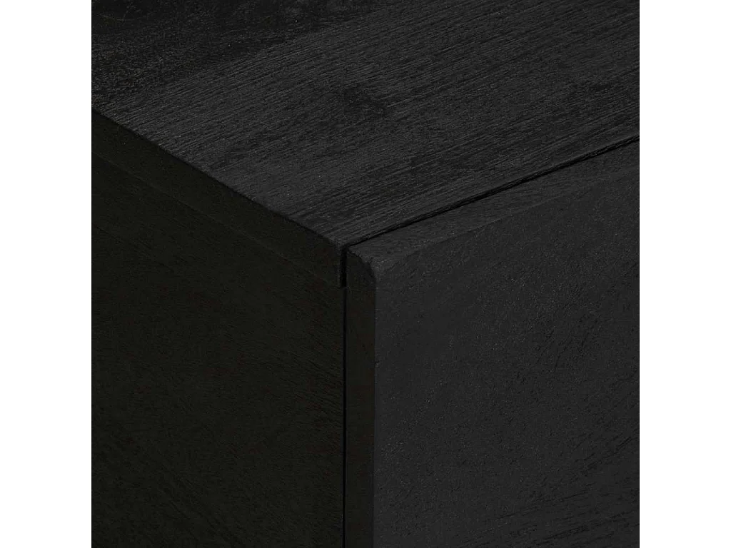 Table basse noir 100x54x40 cm bois d'ingénierie