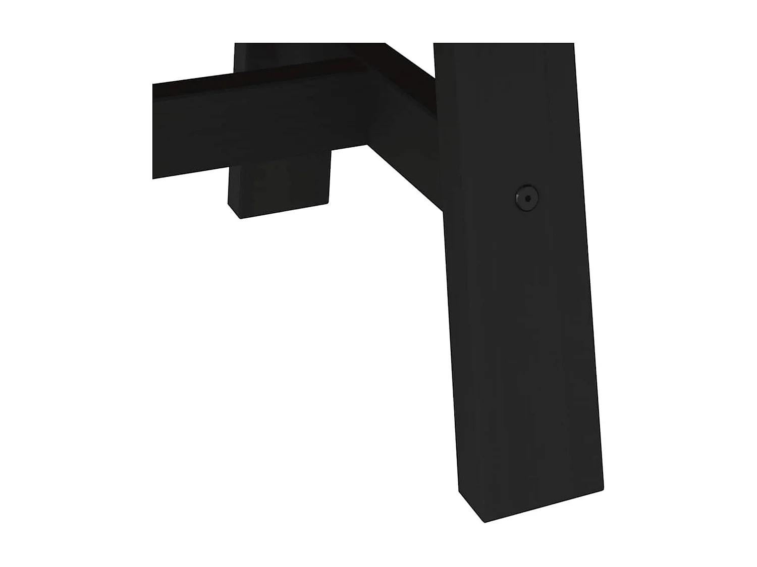 Tavolino NOAIN Gambe a Forma di A 120x60x40cm in Legno Massello
