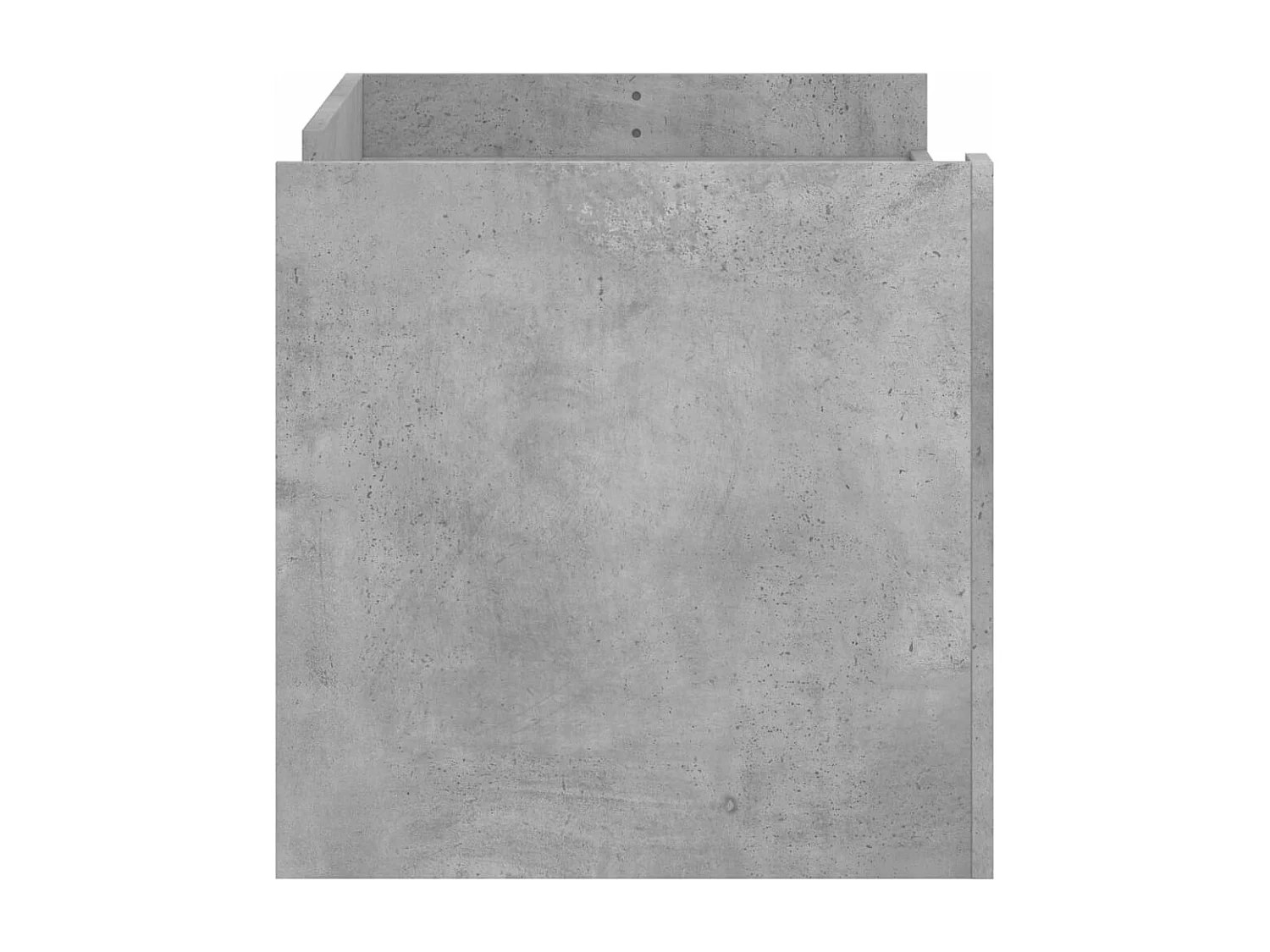 Mesa de centro 100x50x50cm derivados de madeira cinza cimento