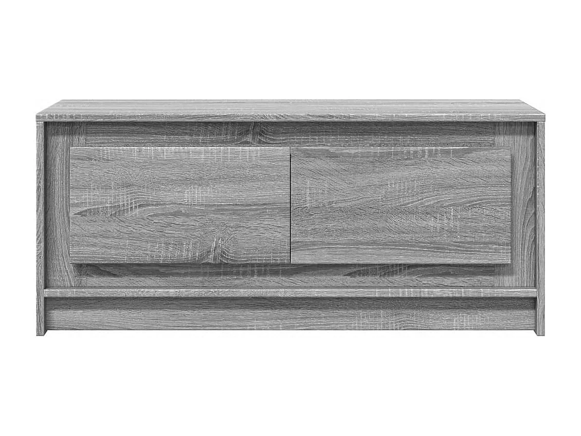 Table basse avec lumières LED sonoma gris bois d'ingénierie